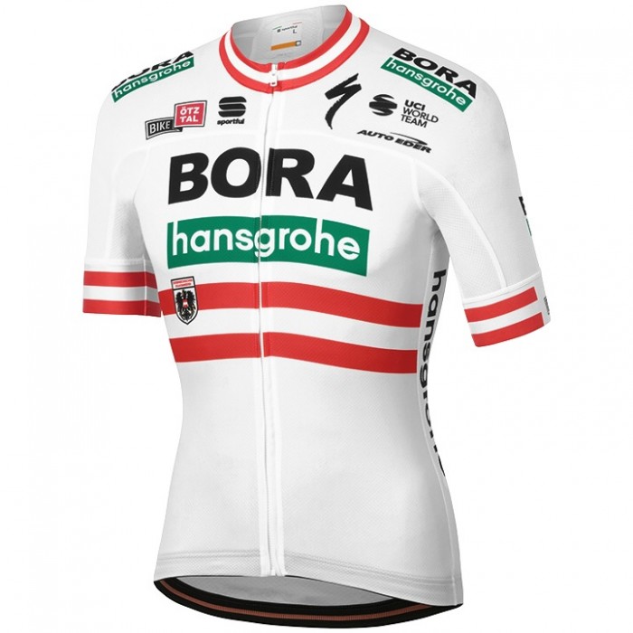 Fietsshirt Korte Mouws BORA-hansgrohe Oostenrijks kampioen 2020 2020090