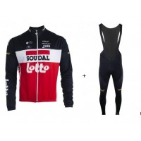 LOTTO SOUDAL 2020 Fietskleding Fietsshirt lange mouw+Lange fietsbroeken Bib 2020214