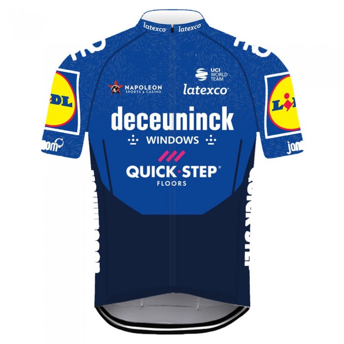 2021 Deceuninck quick step Pro Team Fietskleding Fietsshirt Korte Mouw 907