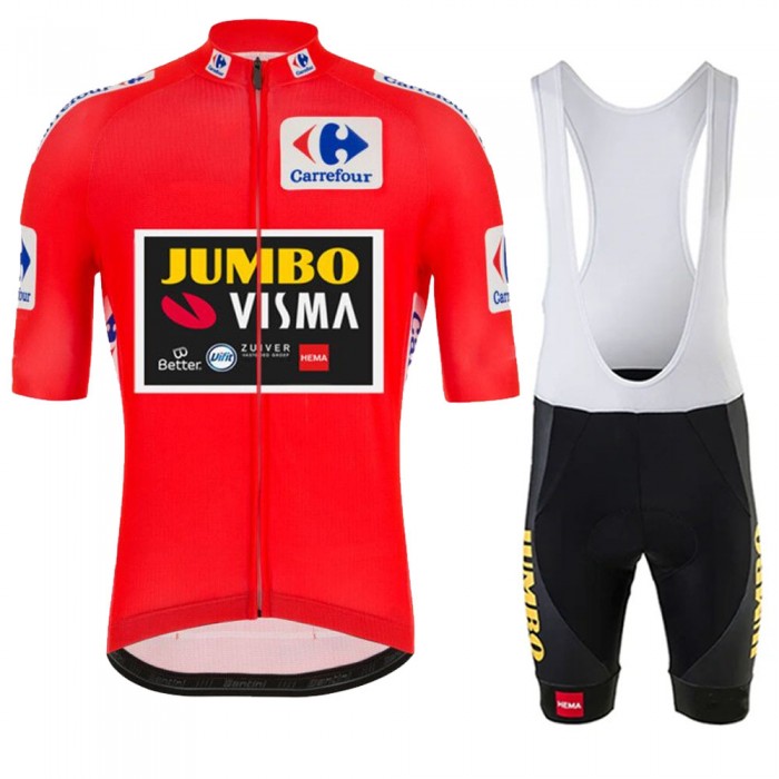 2021 Jumvo Visma Spanish Pro Team Fietskleding Fietsshirt Korte Mouw+Korte Fietsbroeken Bib 866 2021 Jumvo Visma Spanish Pro Team Fietskleding Fietsshirt Korte Mouw+Korte Fietsbroeken Bib 866