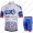FDJ 2021 Wielerkleding Set Fietsshirts Korte Mouw+Korte Wielerbroek Bib 2021408