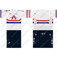 Team INEOS Grenadier 2021 UCI World Champion Fietskleding Set Wielershirt Korte Mouw+Korte Fietsbroeken 2021167