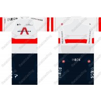 Team INEOS Grenadier 2021 UCI World Champion Fietskleding Set Wielershirt Korte Mouw+Korte Fietsbroeken 2021170
