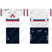 Team INEOS Grenadier 2021 UCI World Champion Fietskleding Set Wielershirt Korte Mouw+Korte Fietsbroeken 2021172