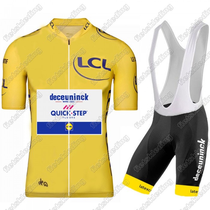 Deceuninck quick step 2021 Tour De France Wielerkleding Set Fietsshirts Korte Mouw+Korte Wielerbroek Bib 2021052 Deceuninck quick step 2021 Tour De France Wielerkleding Set Fietsshirts Korte Mouw+Korte Wielerbroek Bib 2021052
