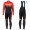 2019 Scott RC Profteams zwart-rood Thermo Wielerkleding Set Wielershirts lange mouw+fietsbroek lang met CRFR269