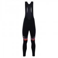 2017 De-Rosa Pro Team Orange-zwart Lange fietsbroeken Bib 2458