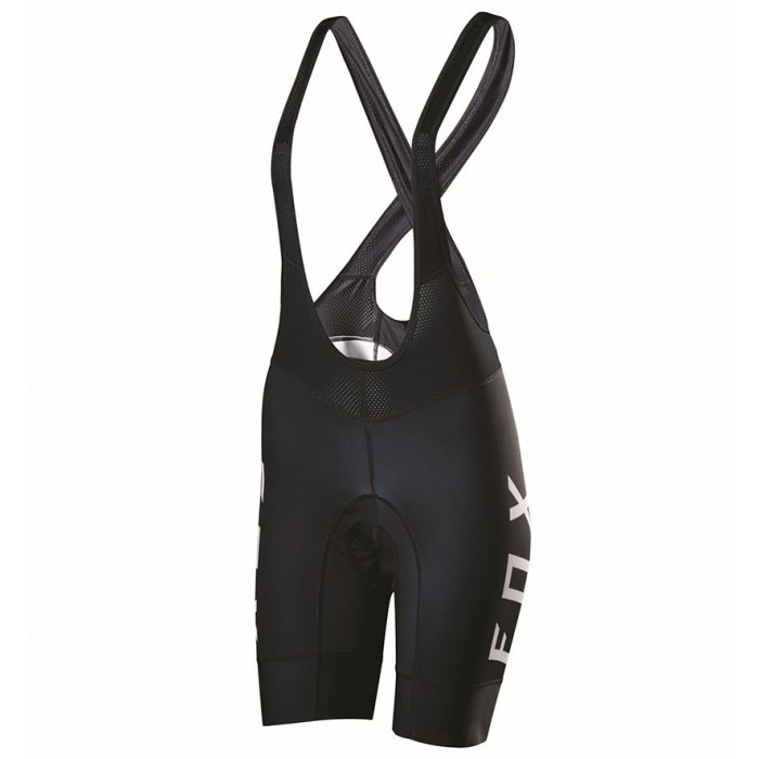 2017 Team FOX Dames zwart wit Korte Fietsbroeken Bib 136OEISG 2017082249