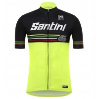 Santini Profteams 2017 Beat 30 geel Fietsshirt Korte Mouw 866AJZYI 2017082321