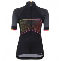 Dames Santini Stella 2017 zwart Fietsshirt Korte Mouw 986BOOMA 2017082359