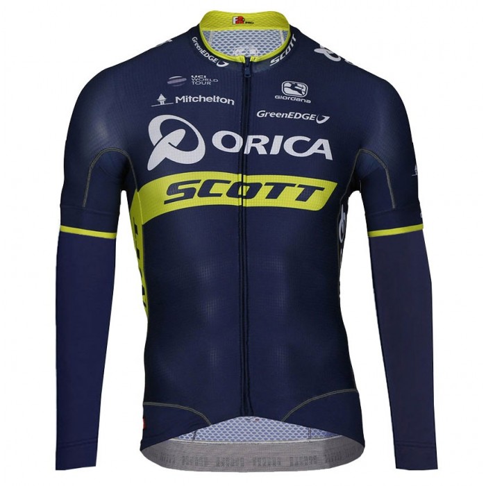 2017 Pro Team Orica Scott Fietsshirt lange mouw 2529