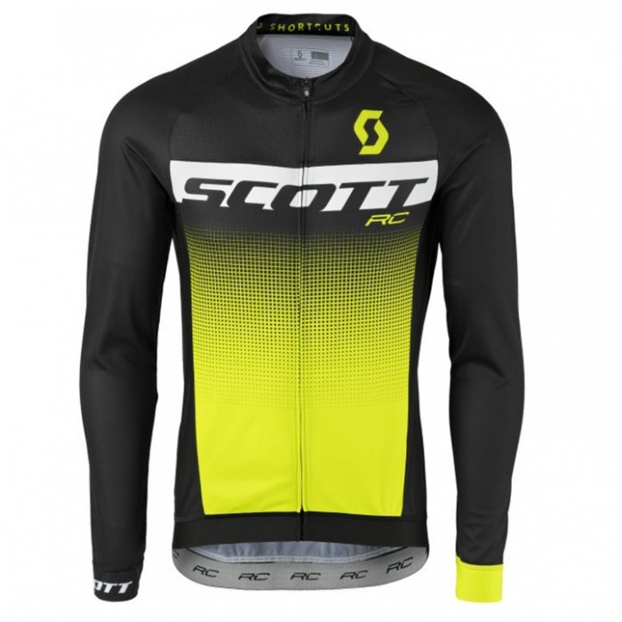 2017 Scott RC zwart-Jaune Fietsshirt lange mouw 2560 2017 Scott RC zwart-Jaune Fietsshirt lange mouw 2560