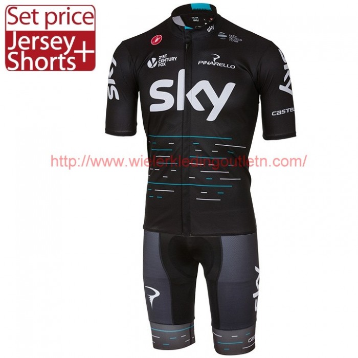 2017 Sky Pro Fietskleding Fietsshirt Korte+Korte fietsbroeken zwart 201717633 2017 Sky Pro Fietskleding Fietsshirt Korte+Korte fietsbroeken zwart 201717633