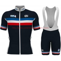 FRENCH NATIONAL TEAM Fietskleding Fietsshirt Korte+Korte Fietsbroeken Bib 201717267