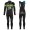 2016 Crelan-AA Drink zwart Winter Set Wielerkleding Wielershirt lange mouw+Lange fietsbroeken Bib 213571