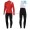 2016 Sportful JSW rood Winter Set Wielerkleding Wielershirt lange mouw+Lange fietsbroeken Bib 213741
