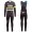 2016 Team Sky IV zwart-geel Winter Set Wielerkleding Wielershirt lange mouw+Lange fietsbroeken Bib 213603