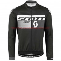 2016 Scott RC zwart-grijs Wielerkleding Wielershirt lange mouw 213687