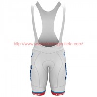 2017 FDJ Korte Fietsbroeken Bib Wit 17041838