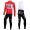 2016 Lotto Soudal rood Set Wielerkleding Wielershirt lange mouw+Lange fietsbroeken Bib 213625