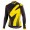 2016 Specialized Team LS zwart-geel Wielerkleding Wielershirt lange mouw 213715