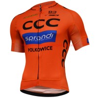 2017 CCC SPRANDI Race Wielerkleding Wielershirt Korte Mouw 20176904