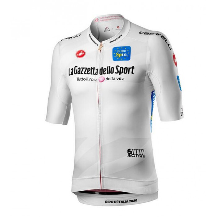 2020 GIRO D-ITALIA Fietsshirt Korte Mouw Wit NRWE5