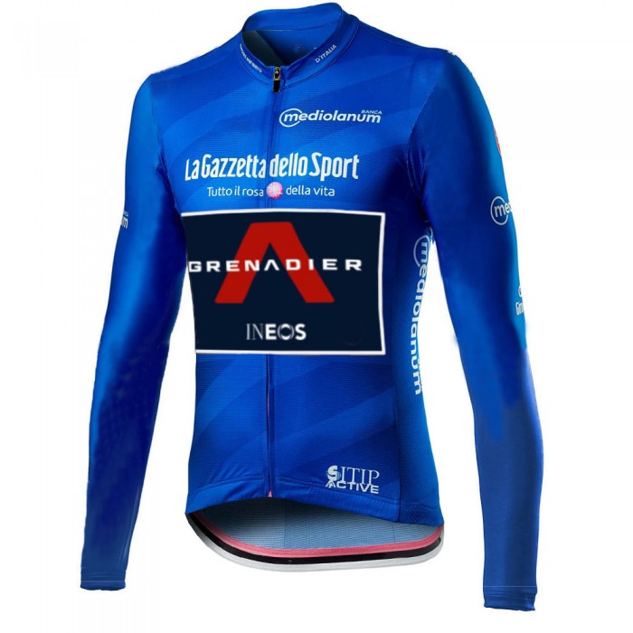 Giro D-italia INEOS Grenadier 2021 Fietskleding Fietsshirt Lange Mouw 2021008 Giro D-italia INEOS Grenadier 2021 Fietskleding Fietsshirt Lange Mouw 2021008