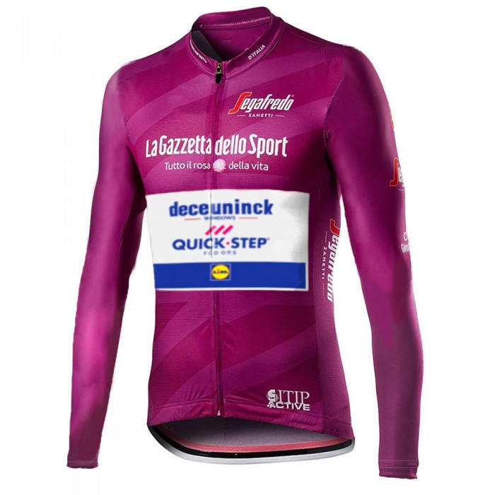 Giro D-italia Quick Step 2021 Fietskleding Fietsshirt Lange Mouw 2021060 Giro D-italia Quick Step 2021 Fietskleding Fietsshirt Lange Mouw 2021060