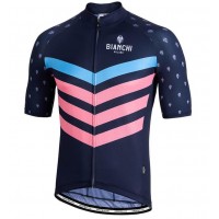 BIANCHI MILANO Nicandro Blue Fietsshirt korte mouw 190224080