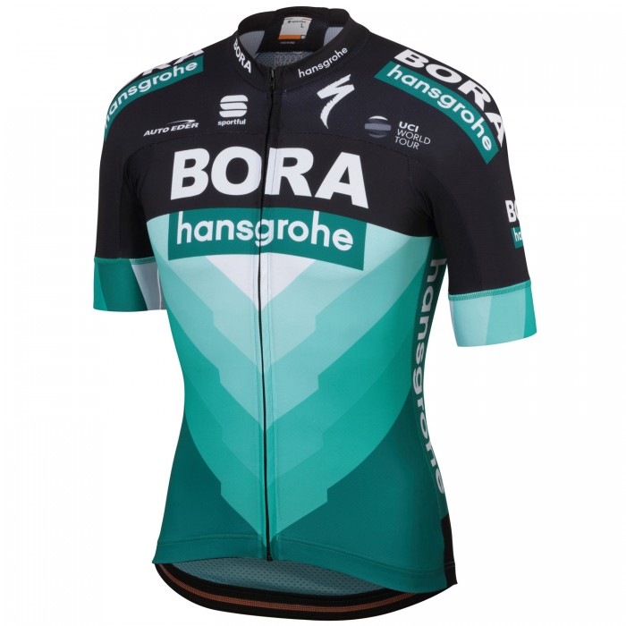 Bora Hansgrohe 2019 Team Fietsshirt korte mouw 190224007 Bora Hansgrohe 2019 Team Fietsshirt korte mouw 190224007