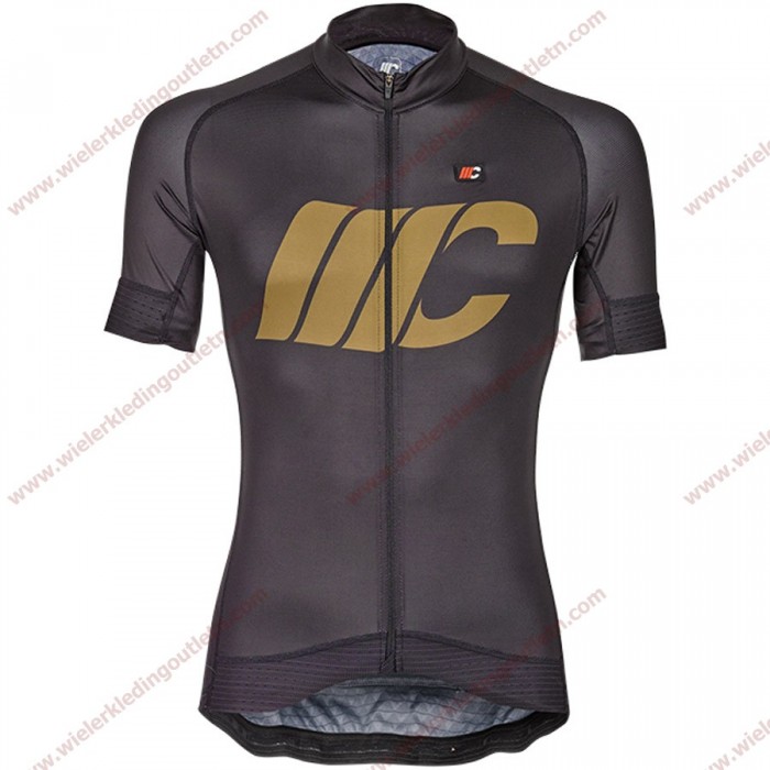 Cipollini Prestige Zwart gold Wielershirt korte mouw 18C10290