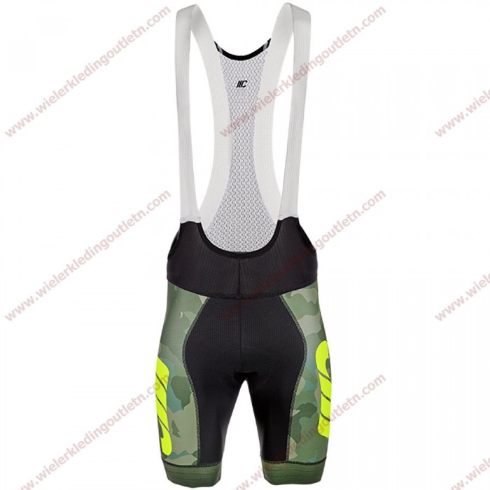 Cipollini Prestige Camo Groen Geel Fiets Koersbroek 18C10304