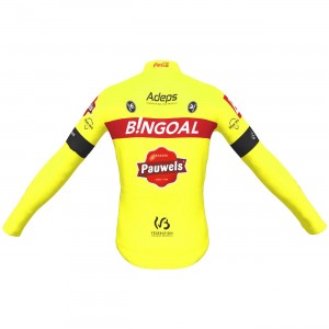 Bingoal Pauwels Sauces WB 2022 wielershirt met lange mouwen professioneel wielerteam