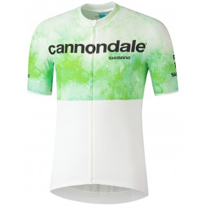 Cannondale FACTORY RACING 2022 korte mouw wielershirt wit (lange rits) professioneel wielerteam Cannondale FACTORY RACING 2022 korte mouw wielershirt wit (lange rits) professioneel wielerteam