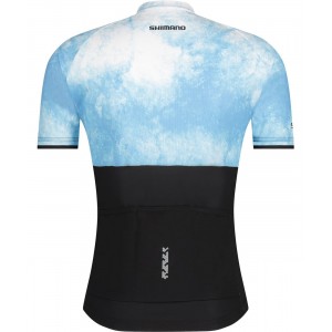 Cannondale FACTORY RACING 2022 Limited Edition korte mouw wielershirt zwart/blauw professioneel wielerteam