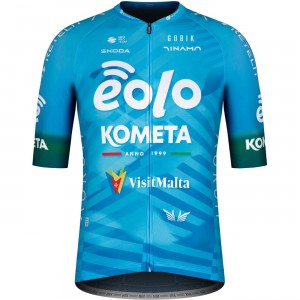 Eolo-Kometa Cycling Team 2023 set (trui + koersbroek) professionele wielerploeg Eolo-Kometa Cycling Team 2023 set (trui + koersbroek) professionele wielerploeg