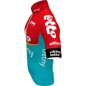 Lotto Dstny 2023 wielershirt met korte mouwen professioneel wielerteam